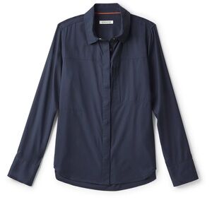 ORVIS Women’s Outbound Long-Sleeve Shirt Navy- SMALL
